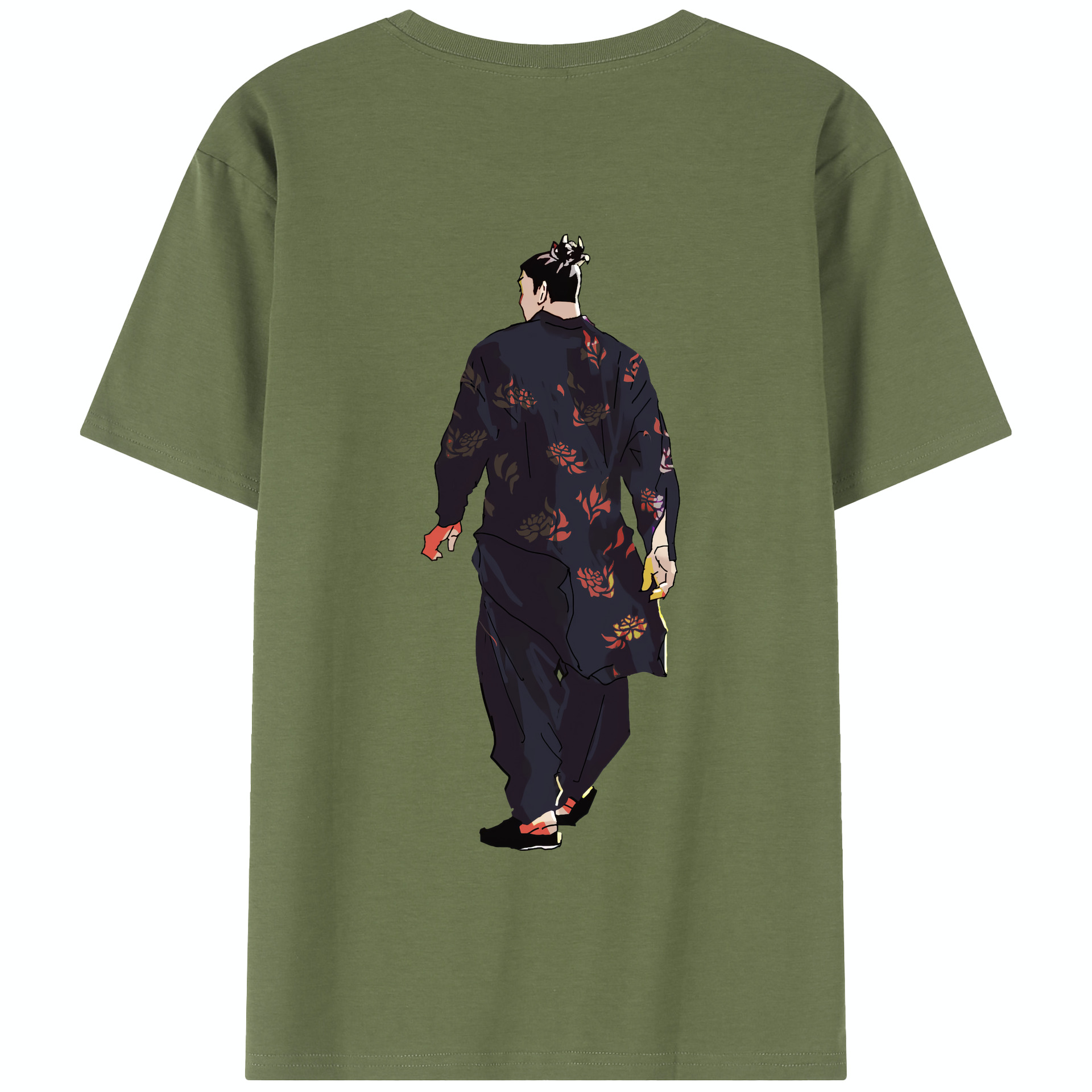 （画像用） 呪術廻戦 Jujutsu Kaisen 綿100％半袖Tシャツ（背面プリント）